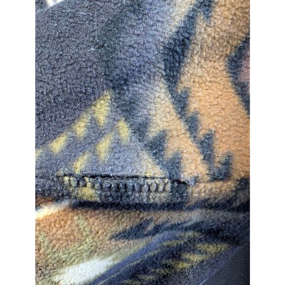 Artcic Image Grand Canyon West Aztec Print Fleece Jacket Medium 1/4 Zip Pullover - Picture 10 of 11